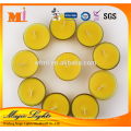 Un scented Color Waterproof Mini Tea Floating Candle For Religion Decoration